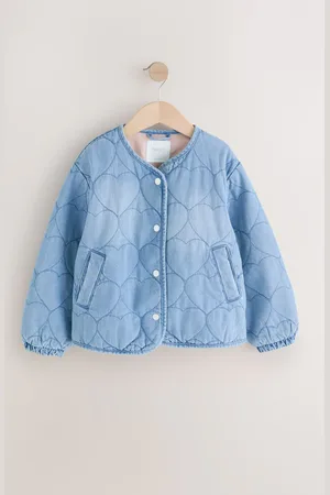Next Mid Denim Quilted Heart Jacket (3-16yrs)