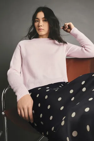 Next Blush Premium Soft Touch 100% Cashmere Knitted Jumper