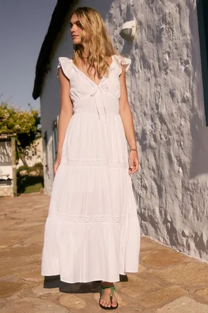 Next 100% Cotton Texured Maxi Summer Dress
