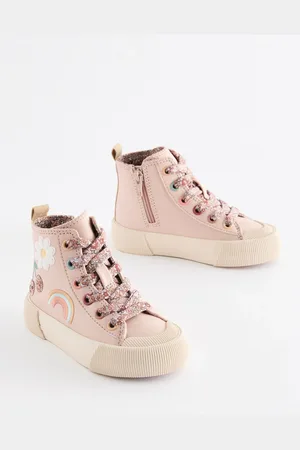 Next Character Applique Chunky High Top Trainers