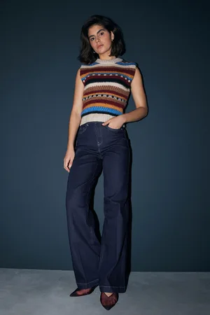 Next Rinse Hourglass Wide Leg Jeans