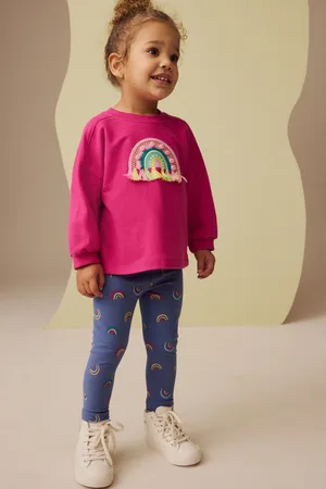 Next Rainbow Applique Long Sleeve Top and Leggings Set (3mths-7yrs)