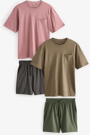 Next /Neutral Jersey Short Pyjamas 2 Pack