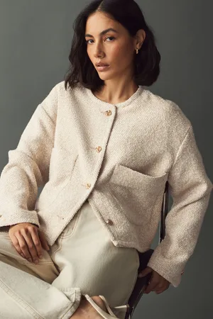 Next Boucle Collarless Jacket