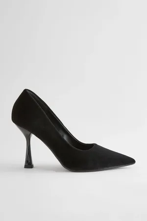 Next Standard Fit Forever Comfort Point Toe Curve Heels Courts Shoes