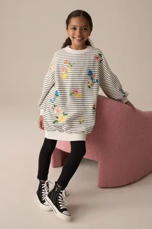 Next /White Jumper Dress (3-16yrs)