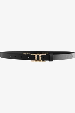 Next Statement Buckle Skinny Leather Belt
