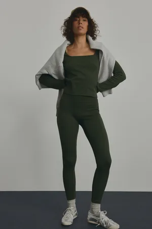 Next Forest Ribbed Seamless High Waist Leggings