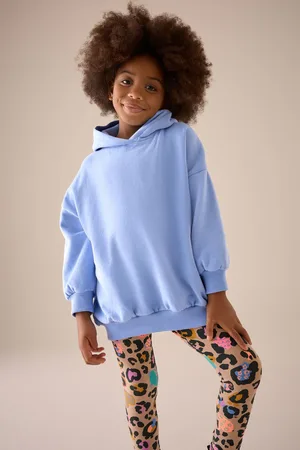 Next Denim Longline Hoodie (3-16yrs)