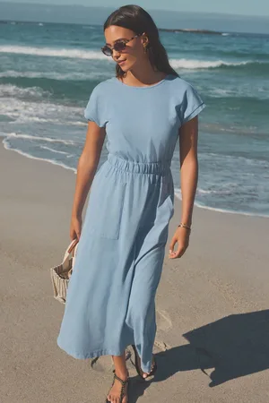 Next 100% Cotton Summer Midi T-Shirt Dress