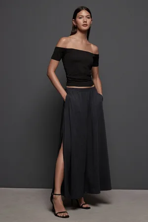 Next Jersey Textured Coord Midaxi Skirt