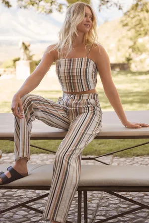Next Wide Leg Trousers With Linen