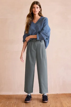 Next Premium Wool Rich Tapered Trousers