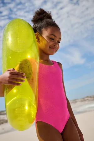 Next Textured Swimsuit (3-16yrs)