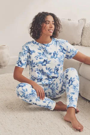 Next Floral 100% Cotton Short Sleeve Pyjamas
