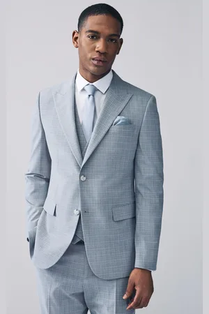 Next Light Slim Fit Check Suit Jacket