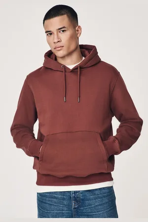 Next Rust Regular Fit Rich Jersey Fabric Hoodie