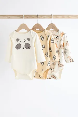 Next Orange/ Baby Long Sleeve Character Bodysuits 3 Pack
