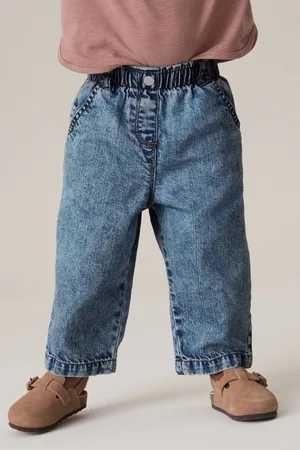 Next 100% Cotton Wide Leg Jeans (3mths-7yrs)