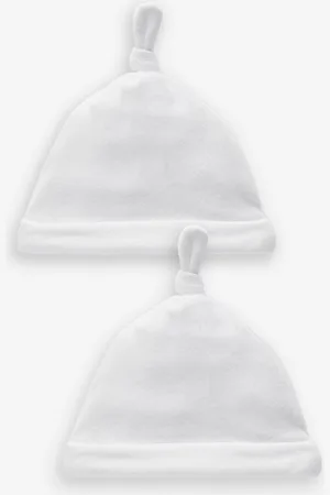 Next Velour Baby Tie Top Hats 2 Pack (0-12mths)