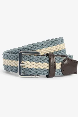Next Stripe Woven Plait Belt