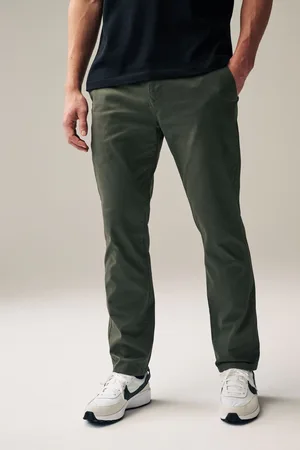 Next Khaki Slim Fit Stretch Chinos Trousers