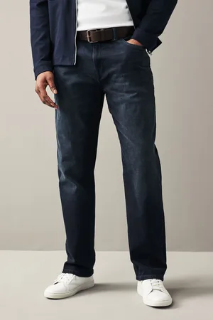 Next Ink Straight Fit Belted Authentic Jeans