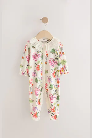 Next Ecru Cath Kidston Miffy Baby 100% Cotton Sleepsuit