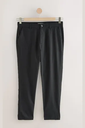 Next Regular Tapered Fit Linen Cotton Chino Trousers