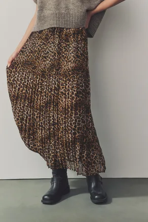 Next Animal Print Printed Midi Skirt