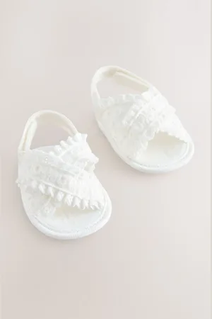 Next Broderie Baby Sandals (0-24mths)
