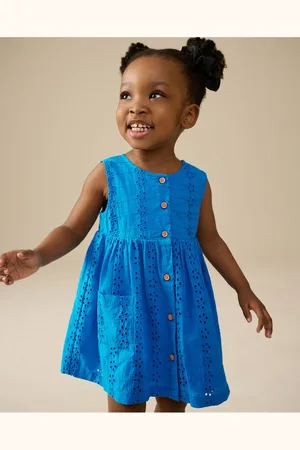 Next Broderie Sleeveless Pocket Summer Dress (3mths-8yrs)