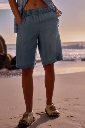Next TENCEL Denim Bermuda Shorts