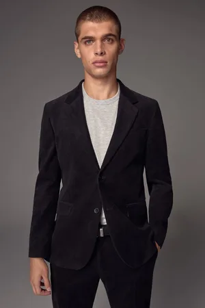 Next Slim Fit Corduroy Cotton Suit Jacket