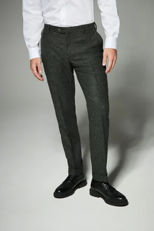 Next Regular Fit Trimmed Neppy Nova Fides Suit Trousers
