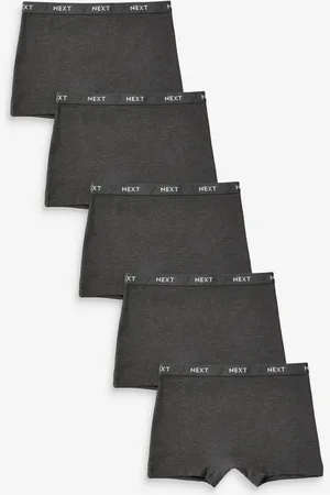 Next Charcoal Sparkle Short Briefs 5 Pack (2-16yrs)