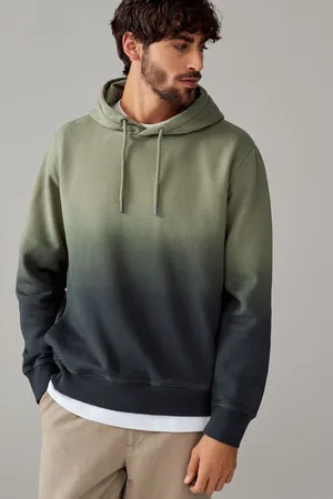 Next Ombre Dip-Dye Cotton Rich Jersey Hoodie
