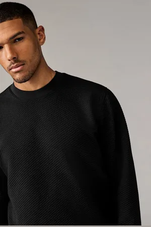Next /Dark Premium Texture Crew Sweatshirt