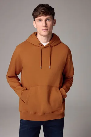 Next Ochre Regular Fit Rich Jersey Fabric Hoodie