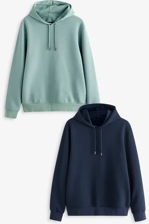 Next Blue/Khaki Green Diamond Hoodies 2 Pack