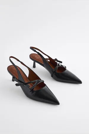Next Forever Comfort Point Toe Bow Sling Back Heels
