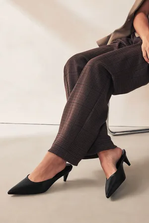 Next Forever Comfort Point Toe Peg Heel Mules