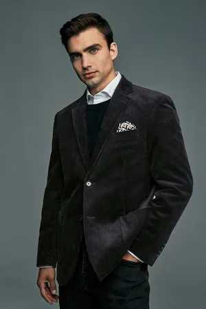 Next Regular Fit Textured Corduroy Blazer