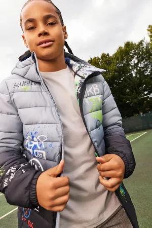 Next /White Quilted Midweight Hooded Jacket (3-17yrs)