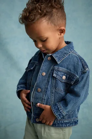 Next 100% Cotton Denim Jacket (3mths-10yrs)