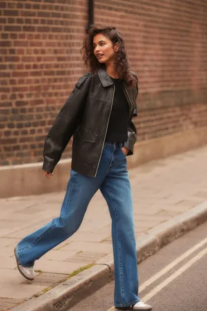 Next Relaxed Bootcut 100% Cotton Jeans