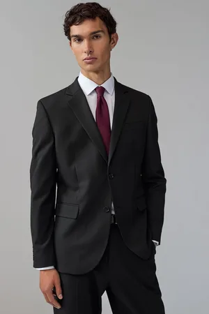 Next Slim Fit Stripe Suit Jacket