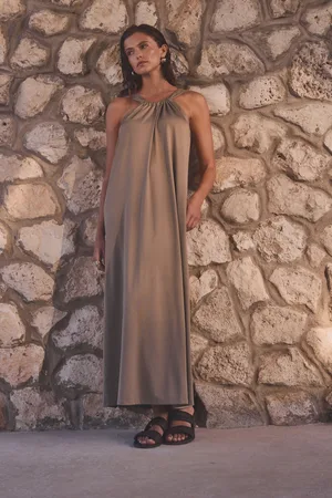 Next Chocolate Slinky Maxi Dress