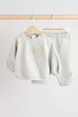 Next Grey/ Taping Baby Sweatshirt and Joggers Set
