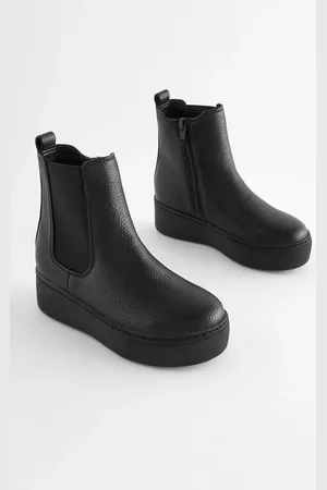 Next Chunky Wedge Chelsea Boots